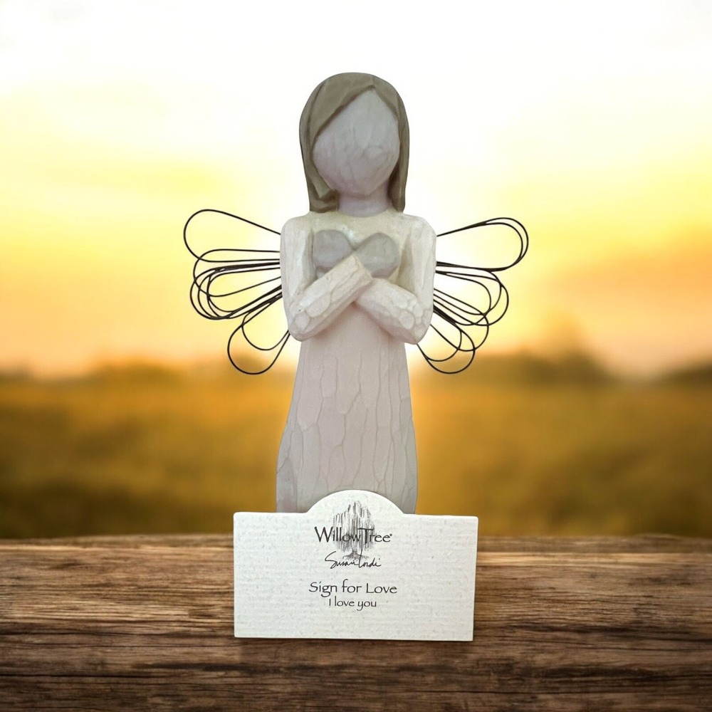 Willow Tree I Love You - Sign for Love Figurines - No Box - #26110 - WT 2003